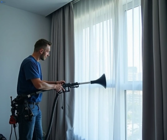 Professional curtain stain removal process equipment Matty Curtain Cleaning little-river-vic